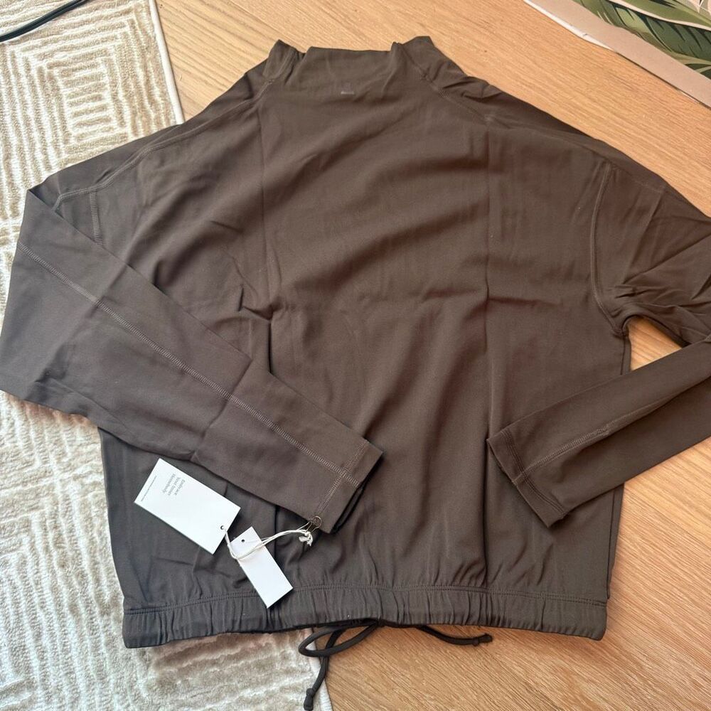 $90 Ann Taylor Balance Funnel-Neck Pullover size small m9 - Picture 5 of 6